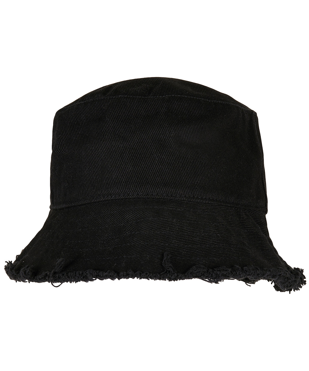 Flexfit by Yupoong YP165 Open edge bucket hat in Black