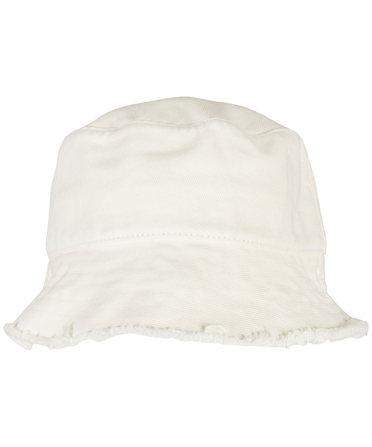 Flexfit by Yupoong YP165 Open edge bucket hat in Off White