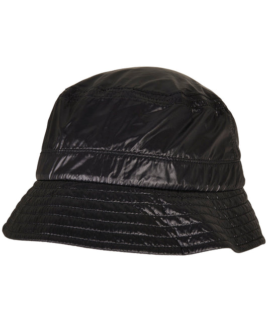 Flexfit by Yupoong YP168 Light nylon bucket hat in Black
