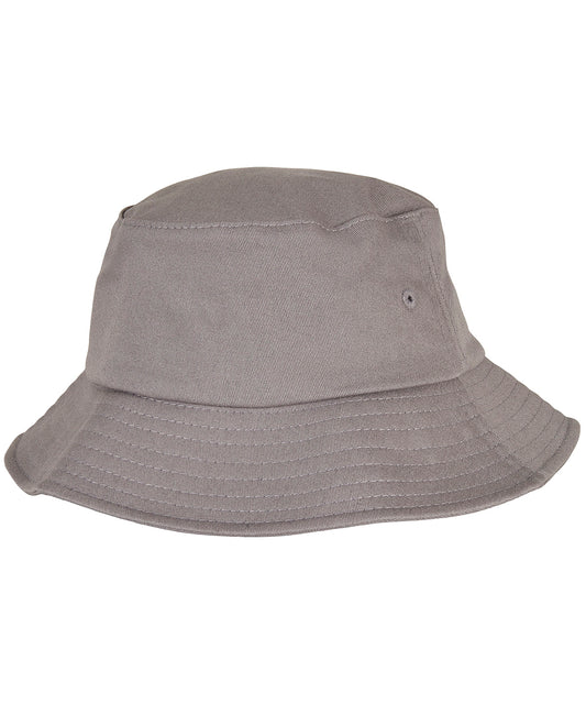 Flexfit by Yupoong YP169 Kids Flexfit cotton twill bucket hat in Grey