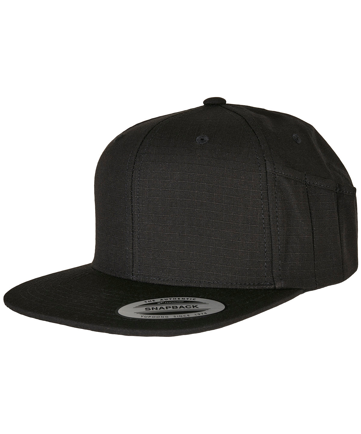 Flexfit by Yupoong YP171 Pencil holder snapback cap in Black