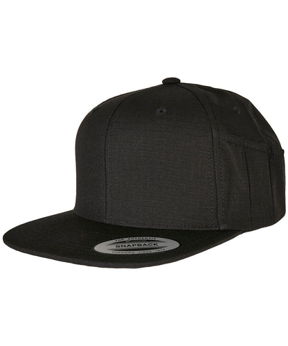 Flexfit by Yupoong YP171 Pencil holder snapback cap in Black