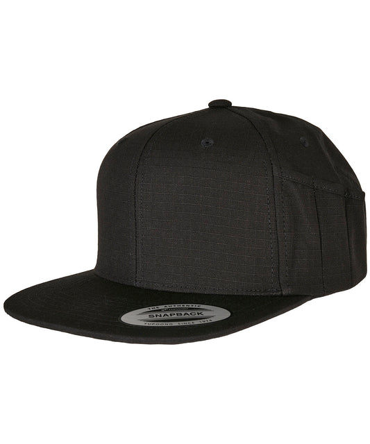 Flexfit by Yupoong YP171 Pencil holder snapback cap in Black