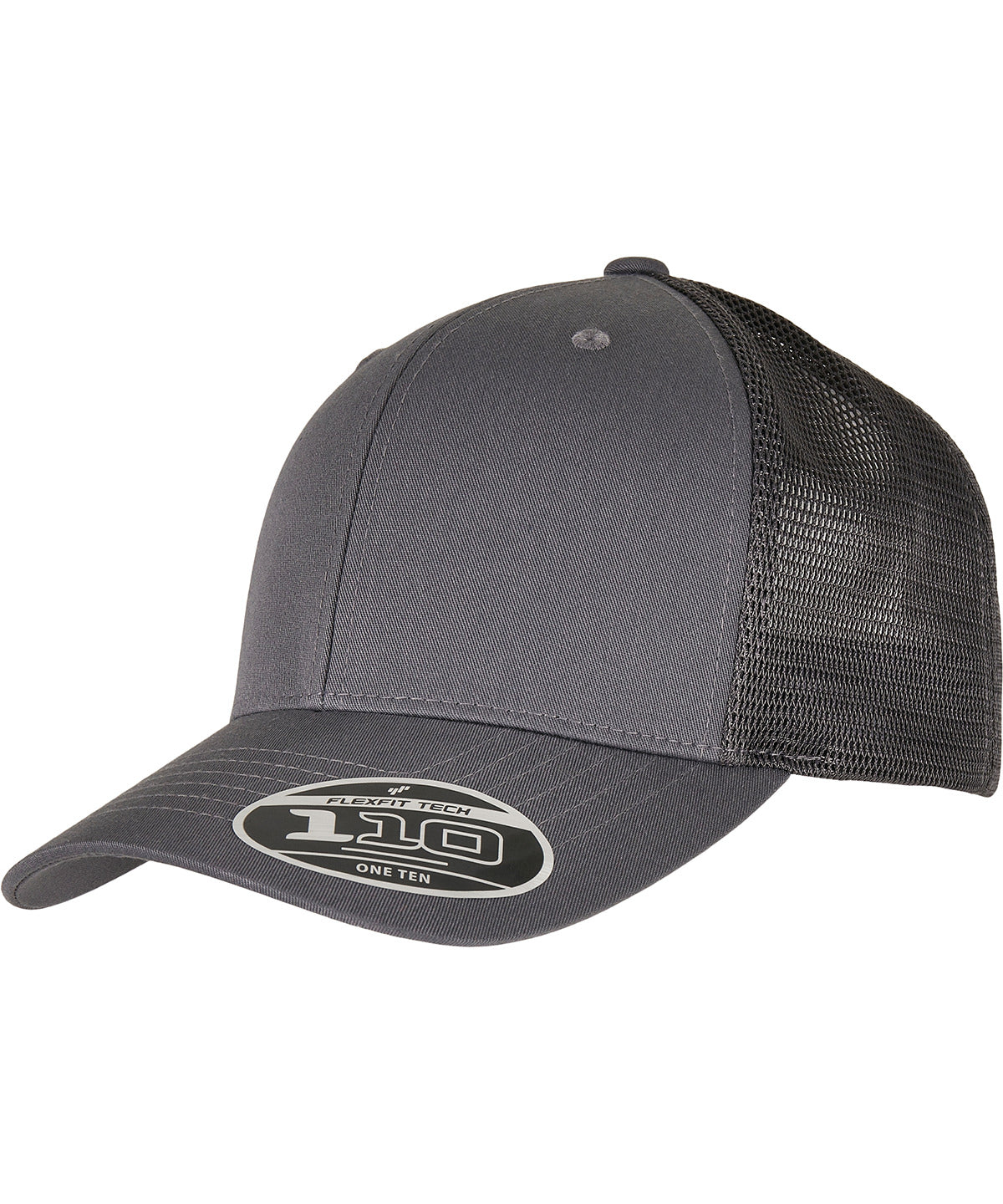 Flexfit by Yupoong YP185 110 Flexfit melange trucker (110PT) in Grey/Melange