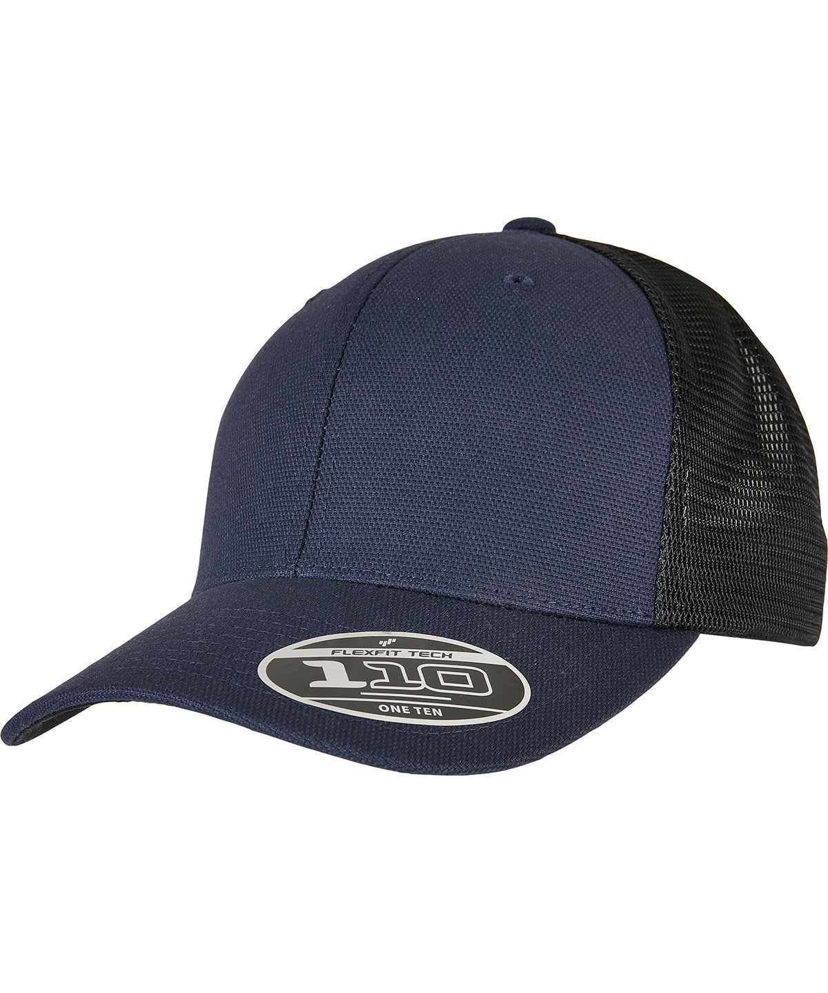 Flexfit by Yupoong YP190 110 Structured canvas trucker (110ST) in Navy/Black