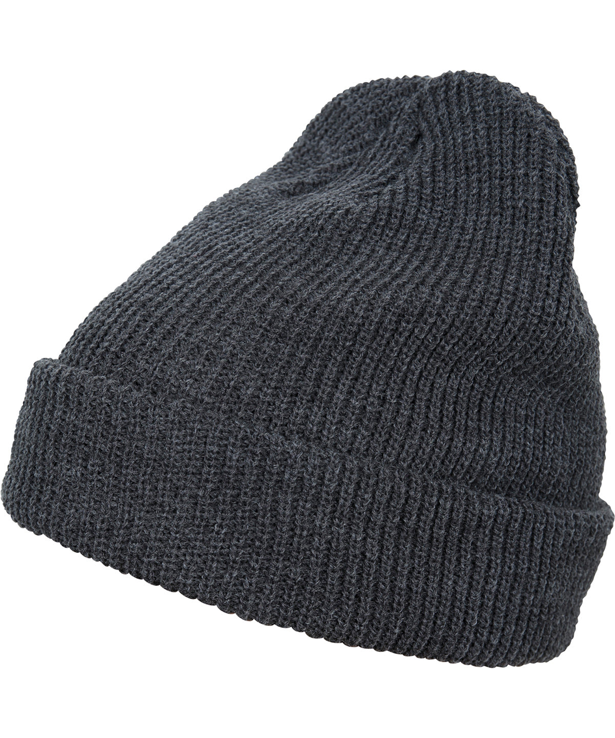 Flexfit by Yupoong YP193 Long knit beanie (1545K) in Dark Grey