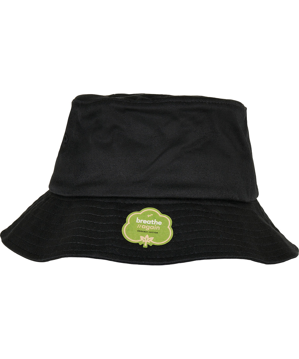 Flexfit by Yupoong YP203 Organic cotton bucket hat (5003OC) in Black