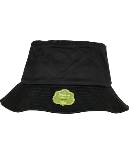 Flexfit by Yupoong YP203 Organic cotton bucket hat (5003OC) in Black