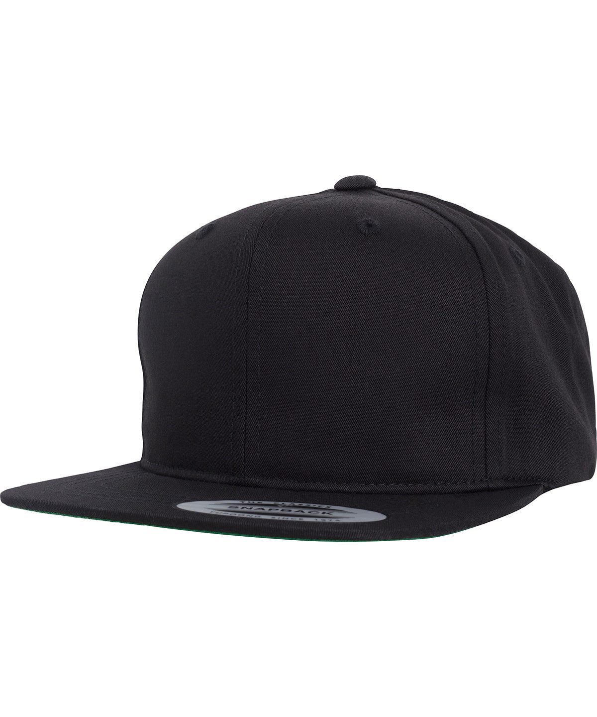 Flexfit by Yupoong YP225 Pro-style twill snapback youth cap (6308) in Black