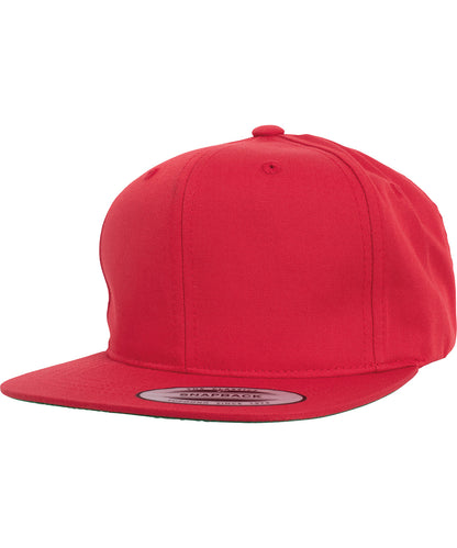 Flexfit by Yupoong YP225 Pro-style twill snapback youth cap (6308) in Red