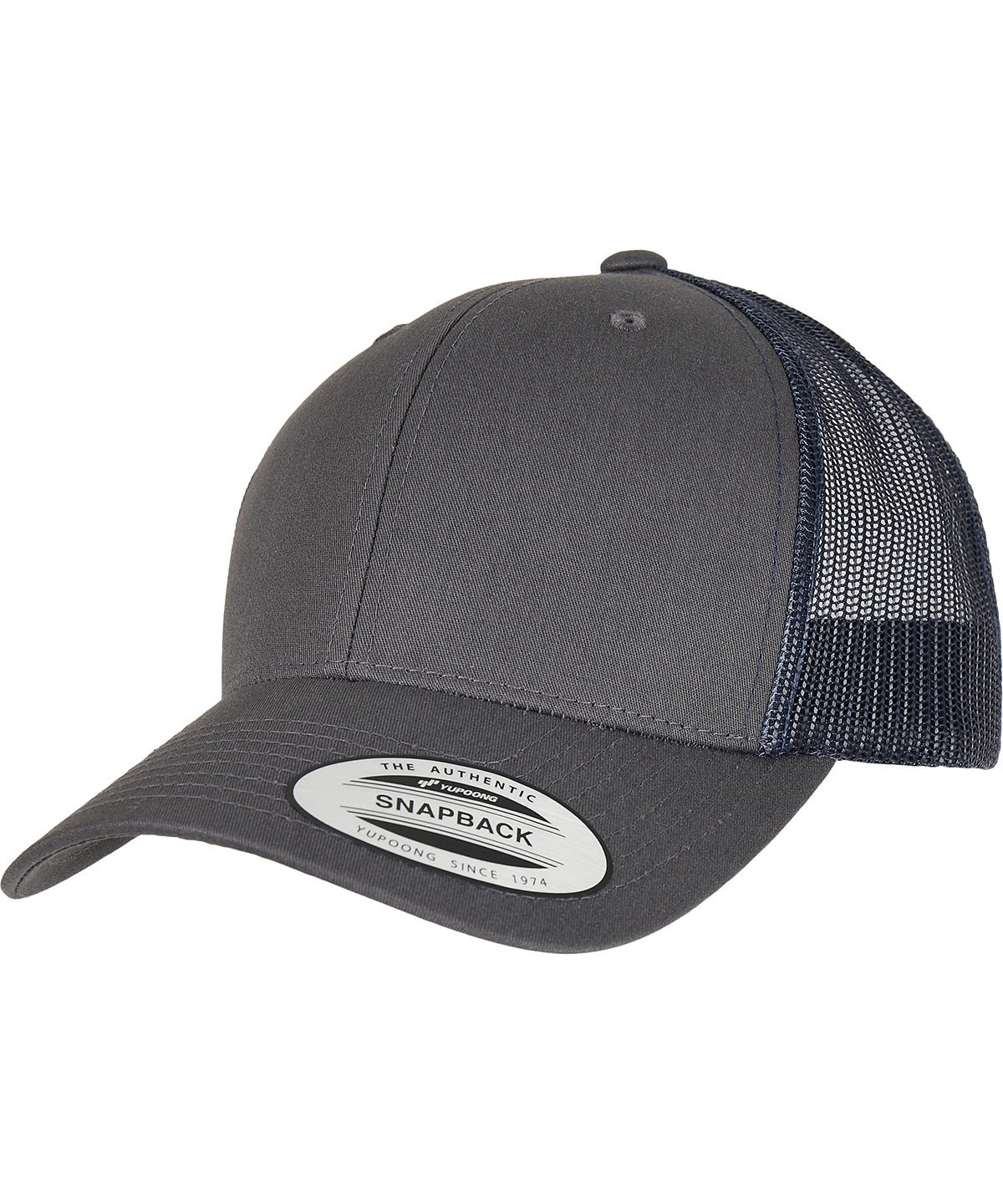 Flexfit by Yupoong YP237 Retro trucker 2-tone (6606T) in Charcoal/Navy