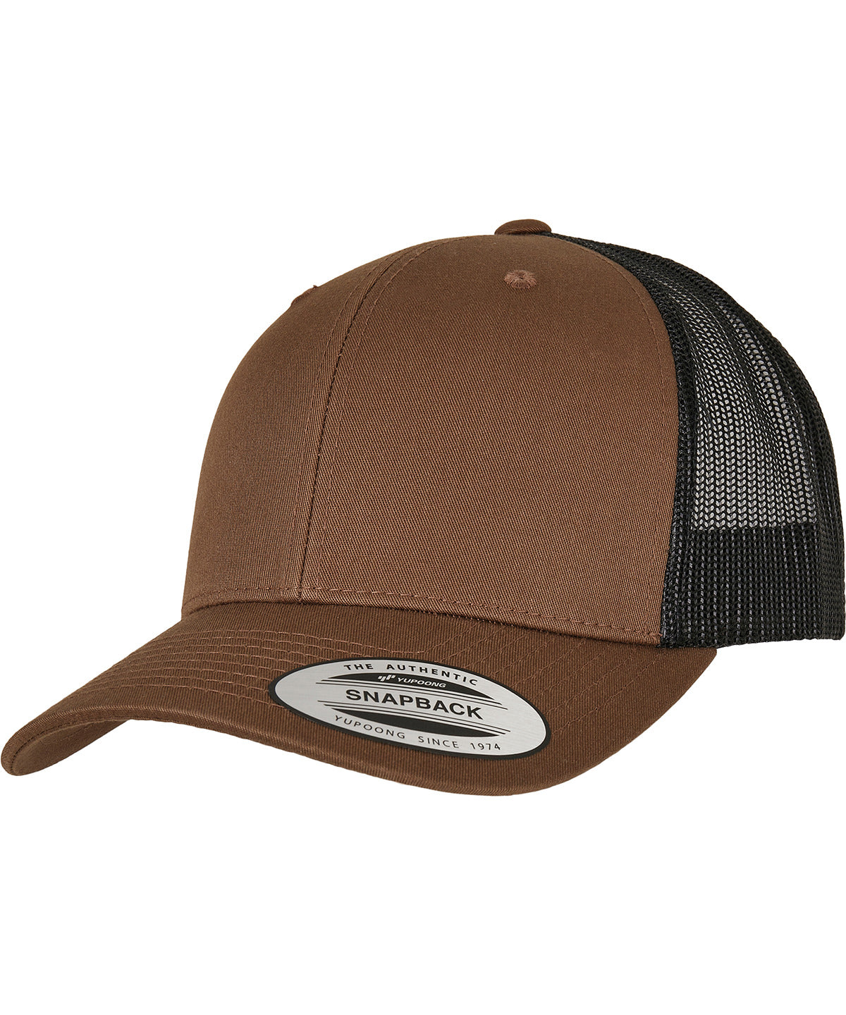 Flexfit by Yupoong YP237 Retro trucker 2-tone (6606T) in Coyote Brown/Black