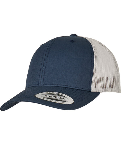 Flexfit by Yupoong YP237 Retro trucker 2-tone (6606T) in Navy/Silver