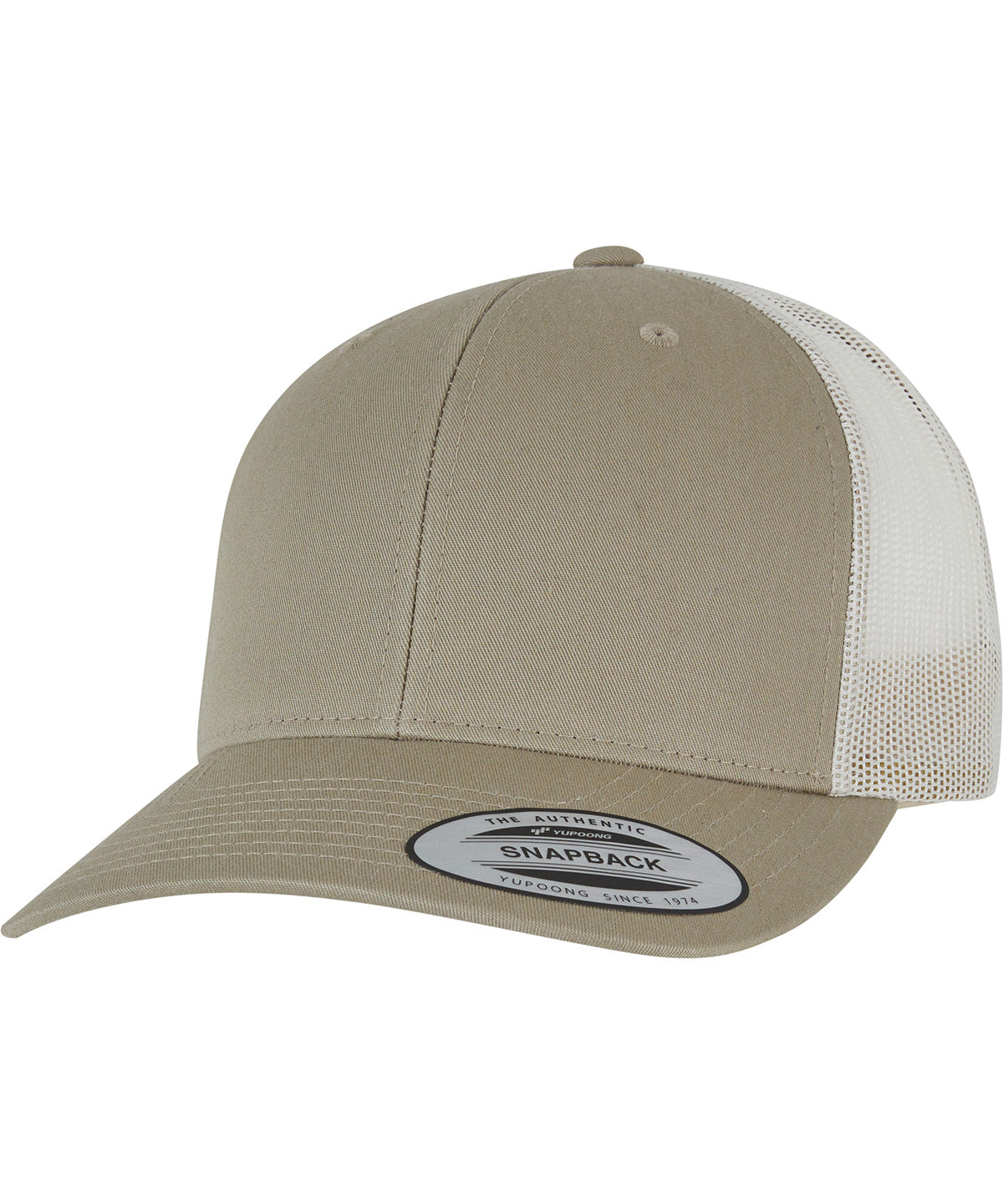 Flexfit by Yupoong YP237 Retro trucker 2-tone (6606T) in Pale Khaki/Birch