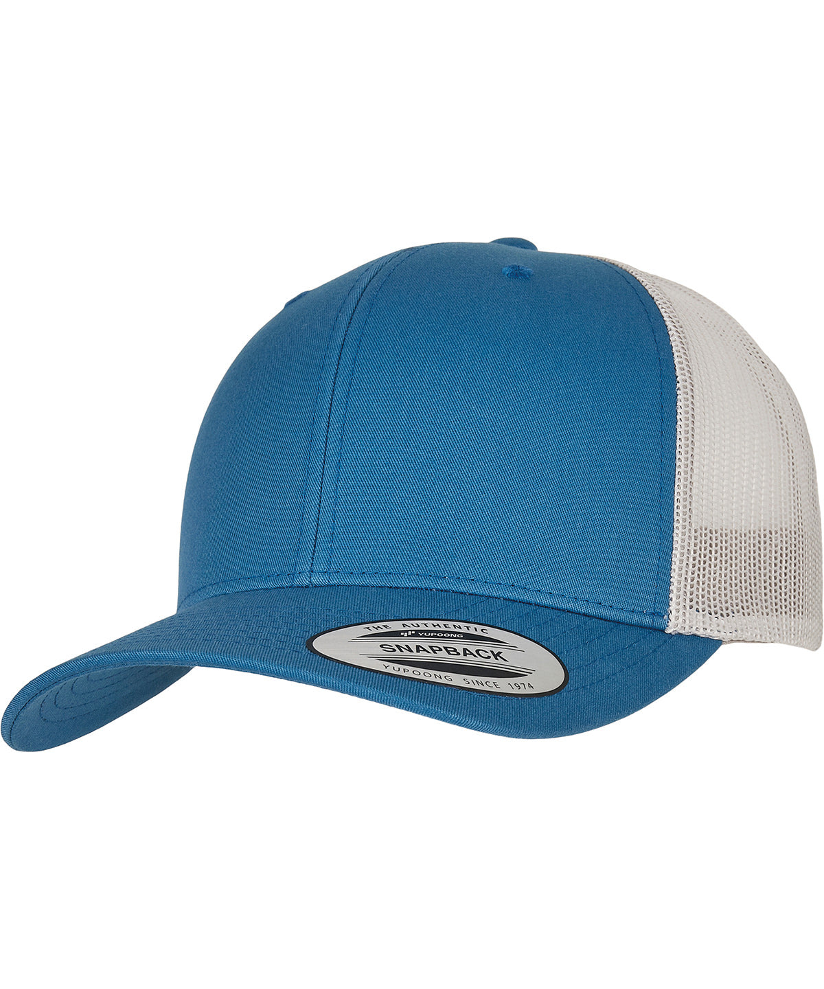 Flexfit by Yupoong YP237 Retro trucker 2-tone (6606T) in Steel Blue/Silver