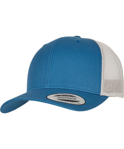 Flexfit by Yupoong YP237 Retro trucker 2-tone (6606T) in Steel Blue/Silver