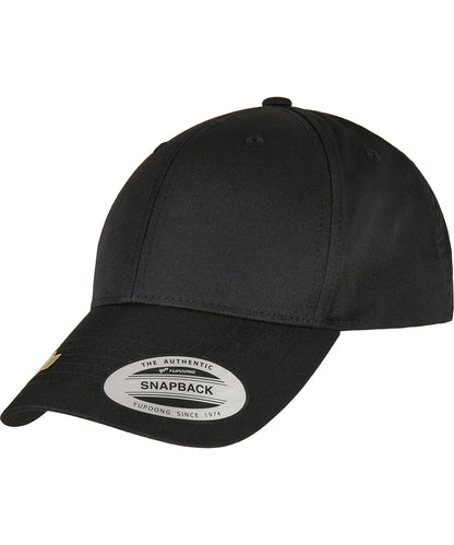 Flexfit by Yupoong YP244 Recycled poly twill snapback (7706RS) in Black