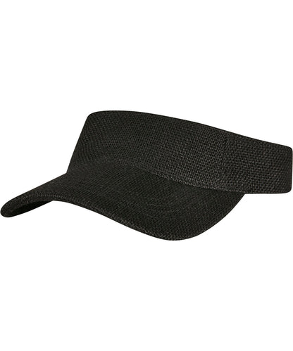 Flexfit by Yupoong YP246 Bast visor cap (8888BV) in Black