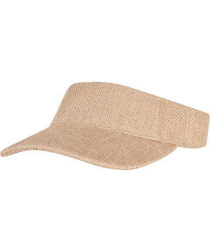Flexfit by Yupoong YP246 Bast visor cap (8888BV) in Nature