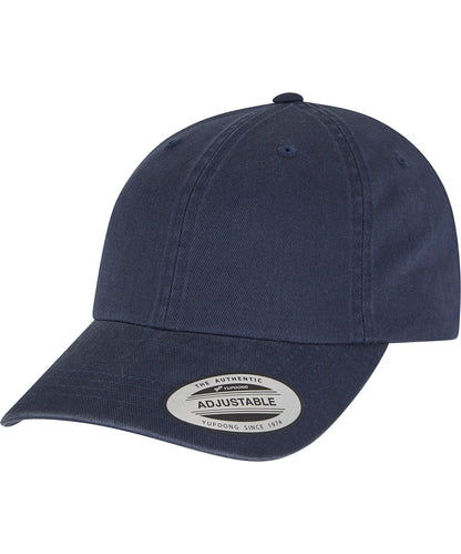 Flexfit by Yupoong YP250 Flexfit low-profile garment-washed (6245GW) in Navy