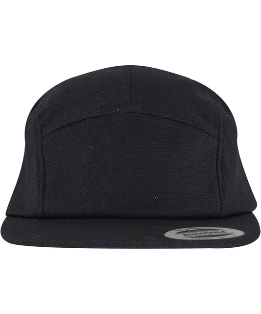 Flexfit by Yupoong YP261 Jockey canvas cap (9297) in Black