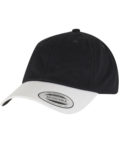 Flexfit by Yupoong YP266 Low-profile cotton twill two-toned (6245CMT) in Black/White