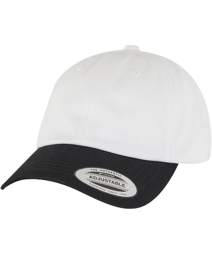 Flexfit by Yupoong YP266 Low-profile cotton twill two-toned (6245CMT) in White/Black