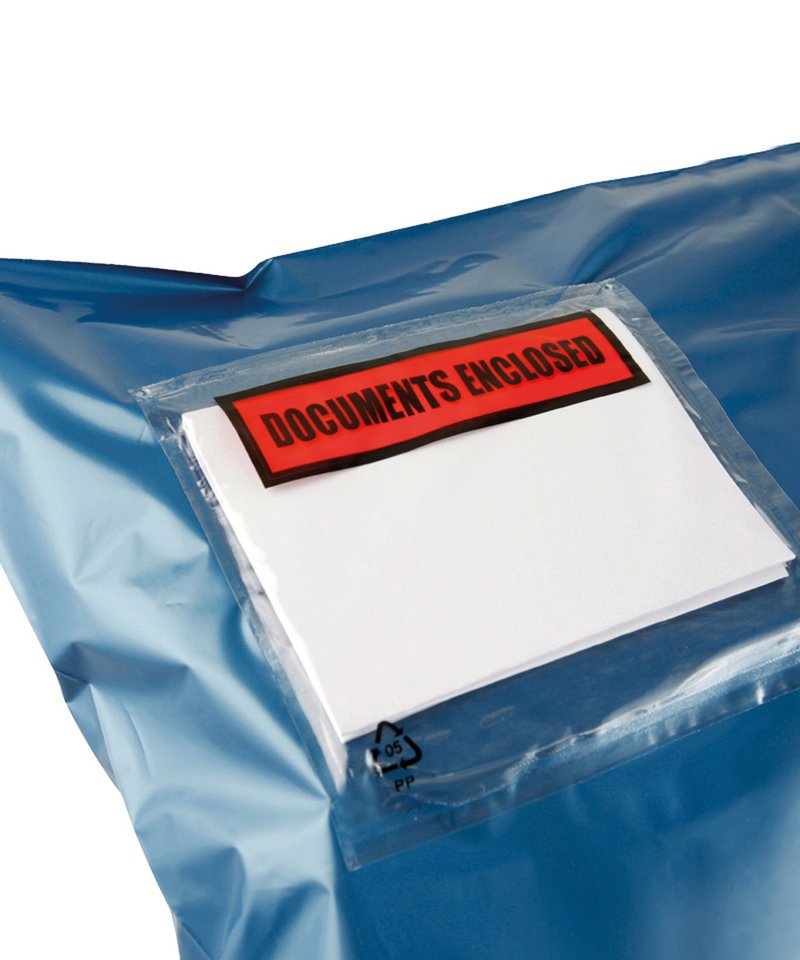 Essentials ZA103 Documents enclosed wallets in Clear