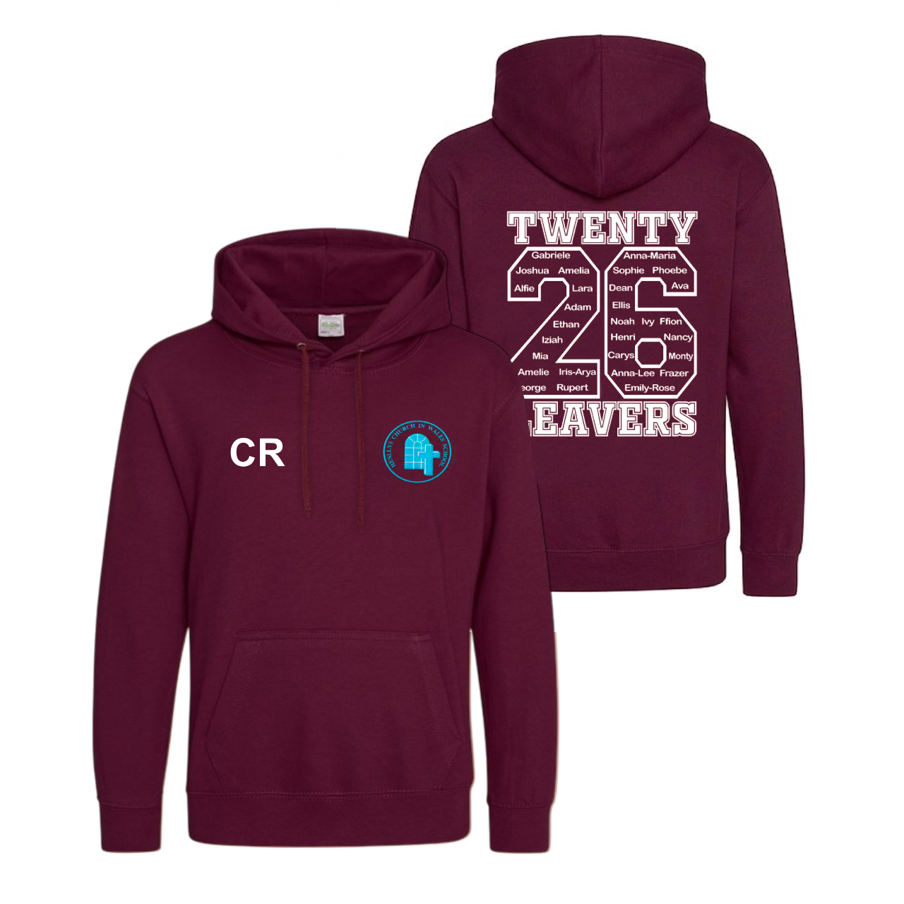 Henllys Church Wales Leavers Hoodies (ADULT SIZE)