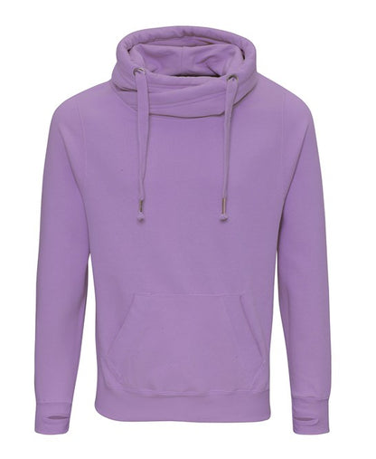 Cross neck hoodie
