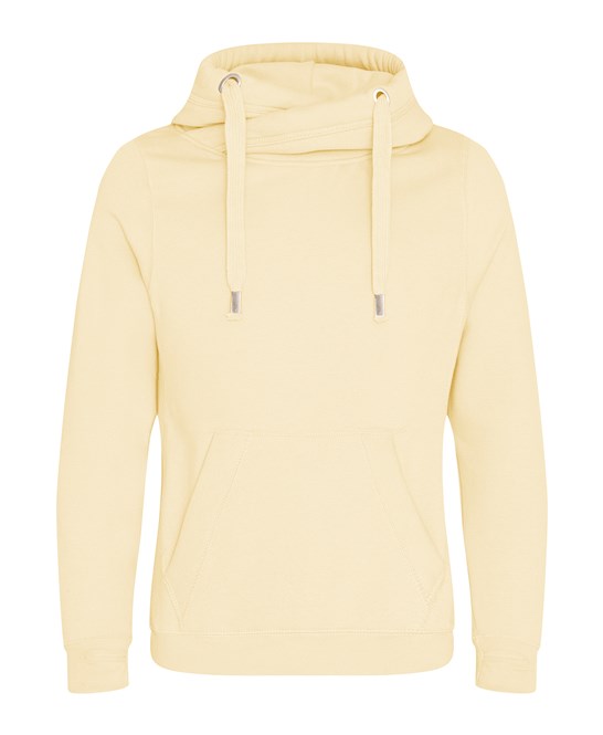 AWDis Just Hoods JH021 Cross neck hoodie in Baby Pink