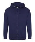 AWDis Just Hoods JH050 Zoodie in Deep Black