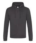 AWDis Just Hoods JH050 Zoodie in Ash
