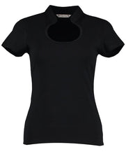 Load image into Gallery viewer, Women&#39;s corporate top keyhole neck
