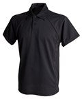Finden & Hales LV370 Piped performance polo in White/White