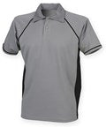 Finden & Hales LV370 Piped performance polo in Red/White