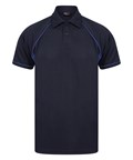 Piped performance polo