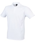 Finden & Hales LV370 Piped performance polo in Black/Black