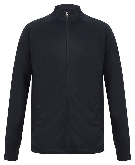 Finden & Hales LV873 Kids knitted tracksuit top in Black