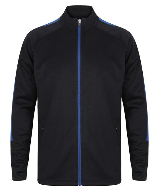 Finden & Hales LV873 Kids knitted tracksuit top in Black