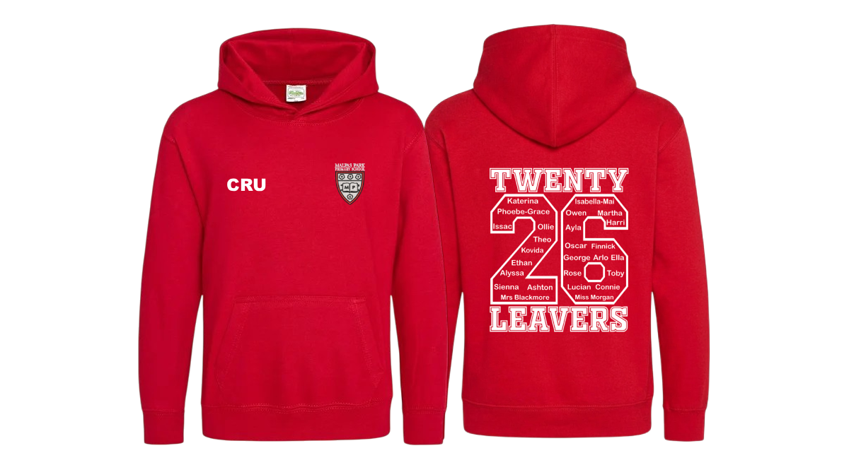 Malpas Park Primary Leavers Hoodie (KIDS SIZE)