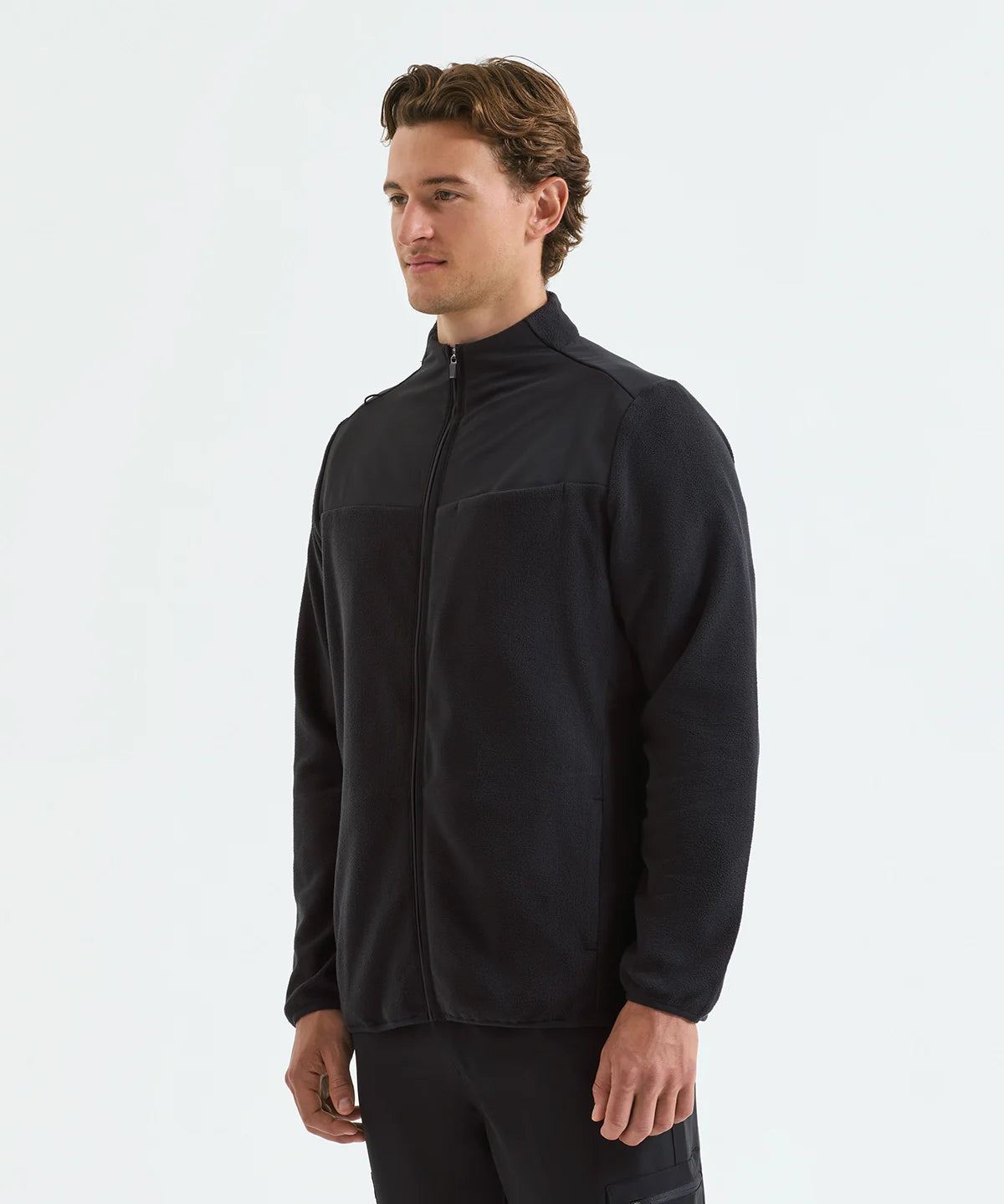 'Agility' men's panelled fleece jacket