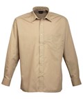 Long sleeve poplin shirt