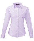 Women's poplin long sleeve blouse