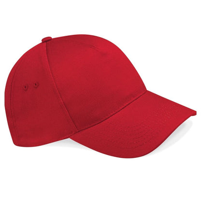 Beechfield BC015 Ultimate 5-panel cap in Classic Red