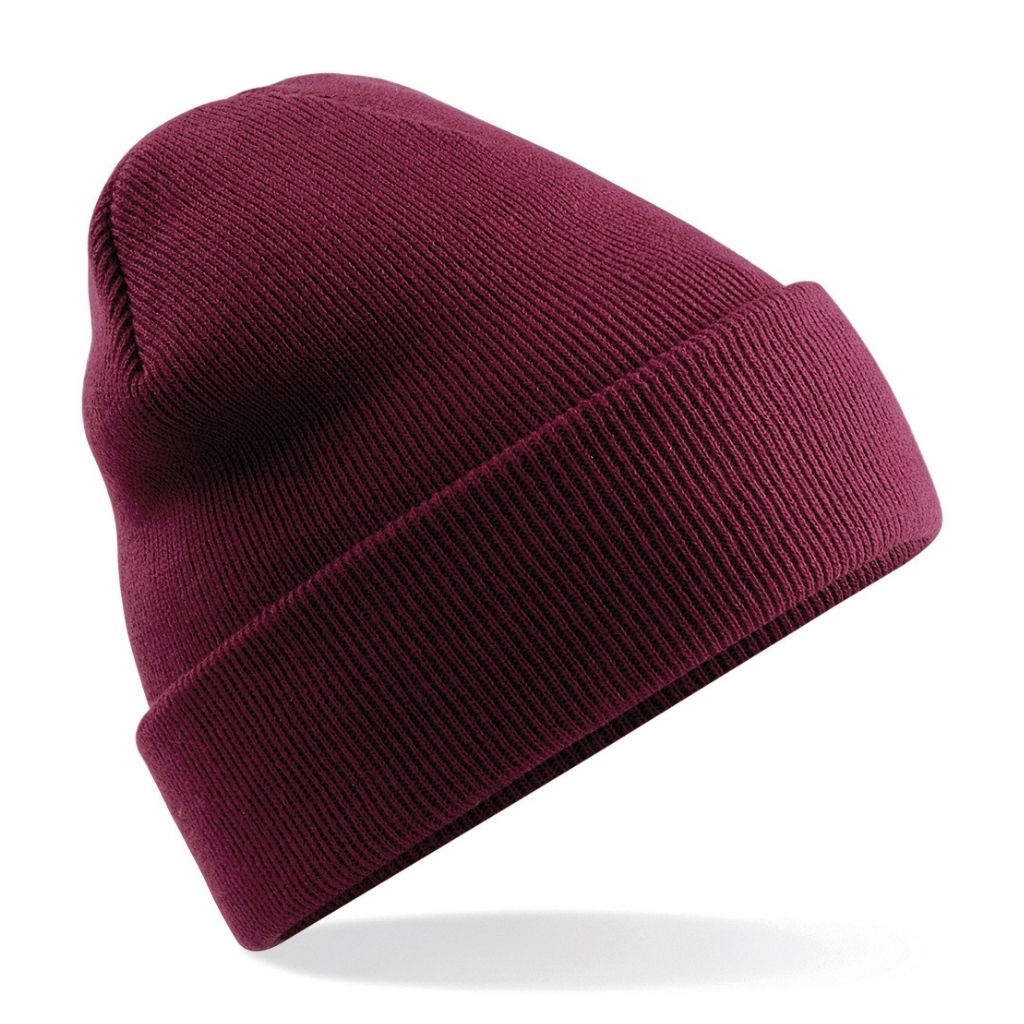 Beechfield BC045 Original cuffed beanie in Burgundy