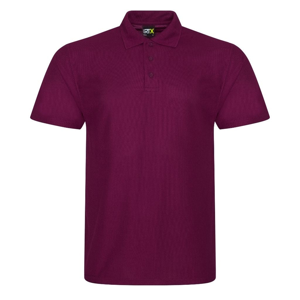 ProRTX RX105 Pro polyester polo in Burgundy