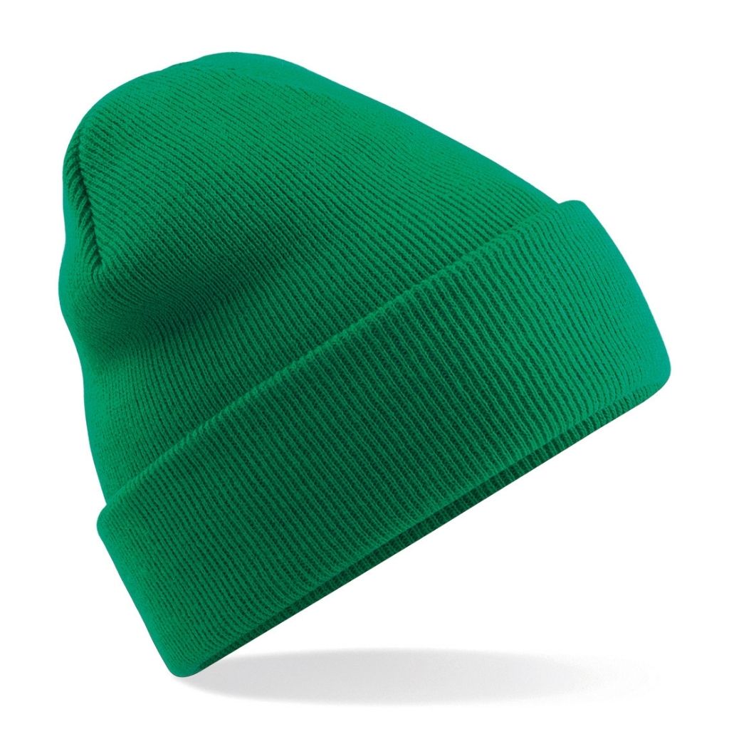 Beechfield BC045 Original cuffed beanie in Lime Green