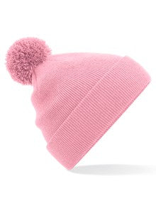 Beechfield B426B Junior original pom pom beanie in Graphite Grey