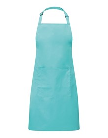 Premier PR154 Colours bib apron with pocket in Fuchsia